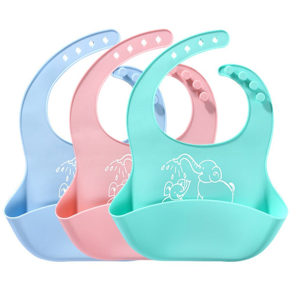 Silicone Baby Feeding Bib – Leak-proof &amp; Easy to Clean