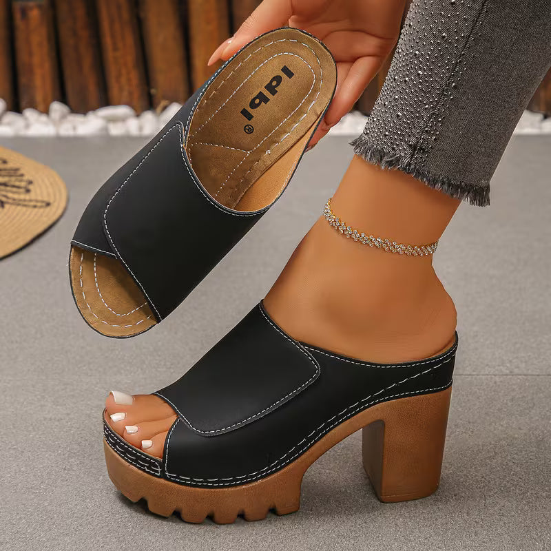 Giulia - Elegant and Comfortable Heeled Sandals