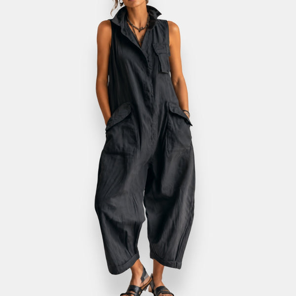 Naia - Sleeveless Wide-Fit Jumpsuit