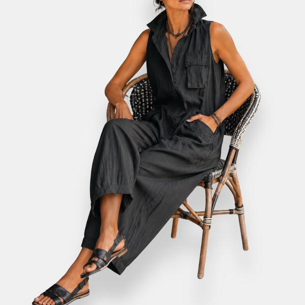 Naia - Sleeveless Wide-Fit Jumpsuit