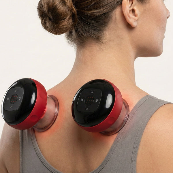 Masseur à Ventouse Chauffant – 3 niveaux d’intensité