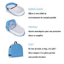 Charger l&#39;image dans la galerie, Berceau de voyage pliable – Sécurité &amp; confort partout pour bébé 👶
