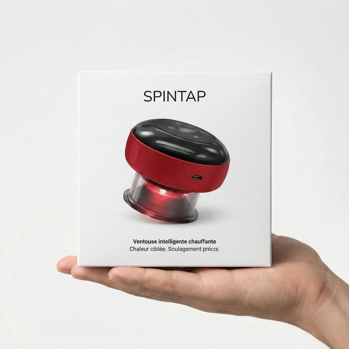 Masseur à Ventouse Chauffant – 3 niveaux d’intensité