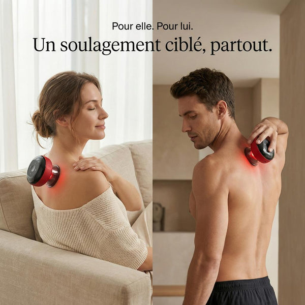 Masseur à Ventouse Chauffant – 3 niveaux d’intensité