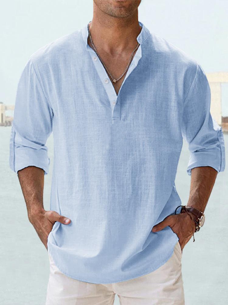 Theo Linen Shirt — Breathable and Elegant