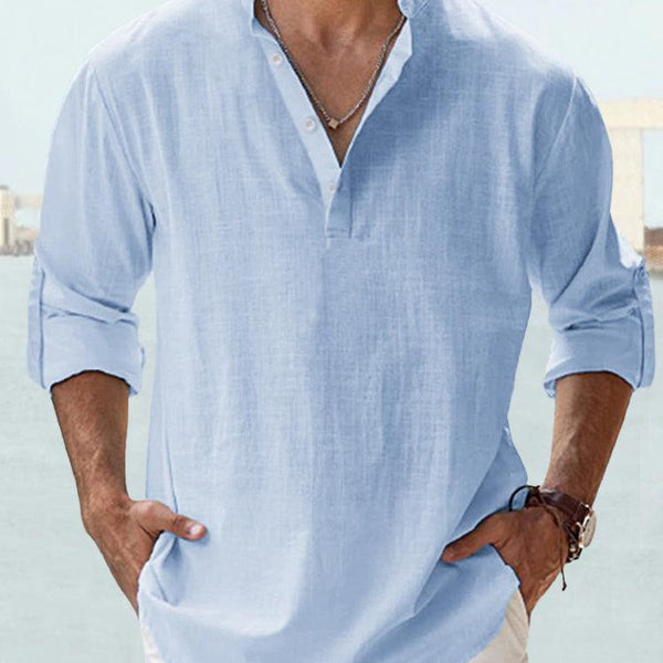 Theo Linen Shirt — Breathable and Elegant