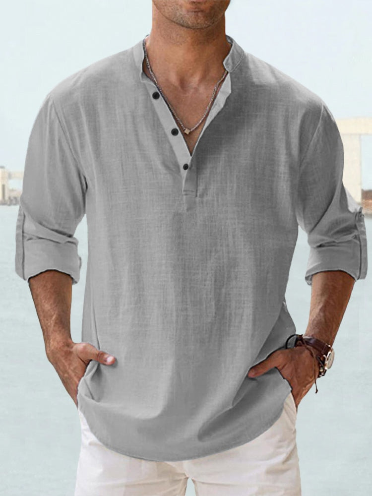 Theo Linen Shirt — Breathable and Elegant