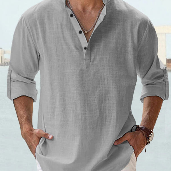 Theo Linen Shirt — Breathable and Elegant