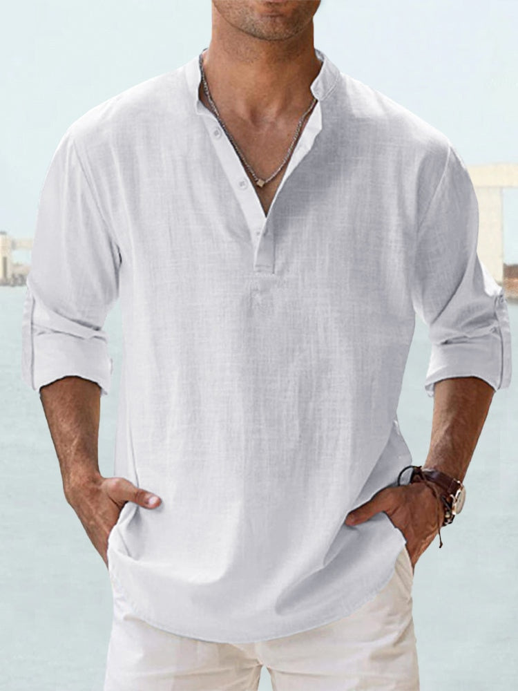 Theo Linen Shirt — Breathable and Elegant