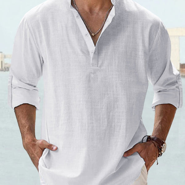 Theo Linen Shirt — Breathable and Elegant