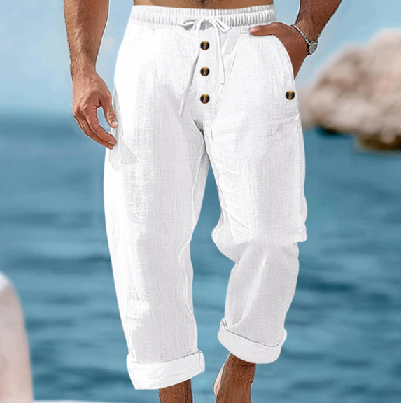Men's Linen Trousers - Comfort and Style for Summer