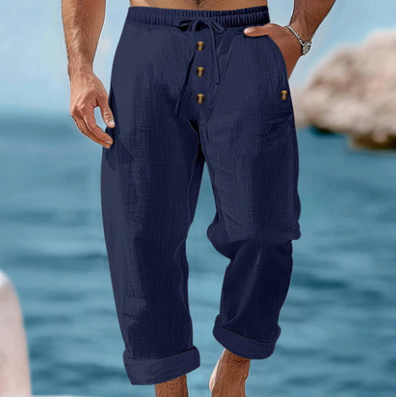 Men's Linen Trousers - Comfort and Style for Summer