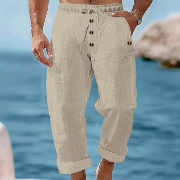 Men's Linen Trousers - Comfort and Style for Summer