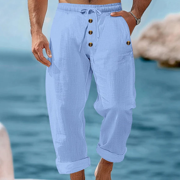 Men's Linen Trousers - Comfort and Style for Summer