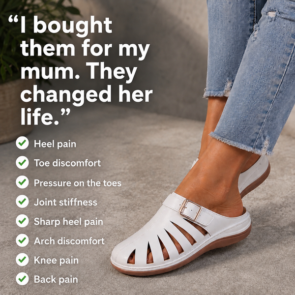Alma Orthopedic Sandals — Closed-Toe Total Comfort