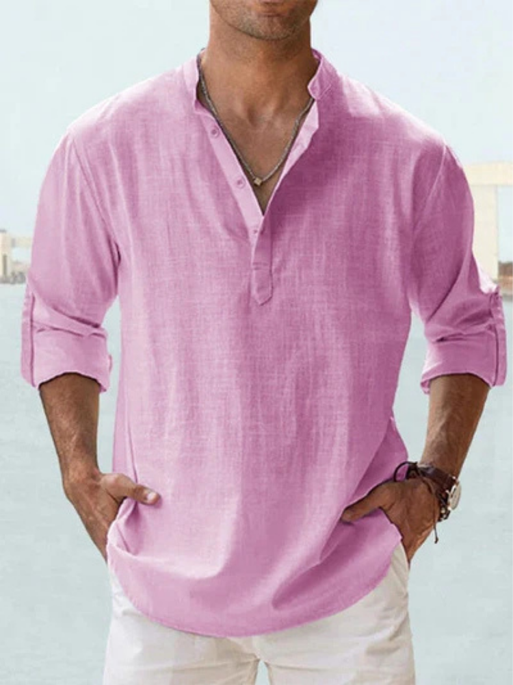 Theo Linen Shirt — Breathable and Elegant