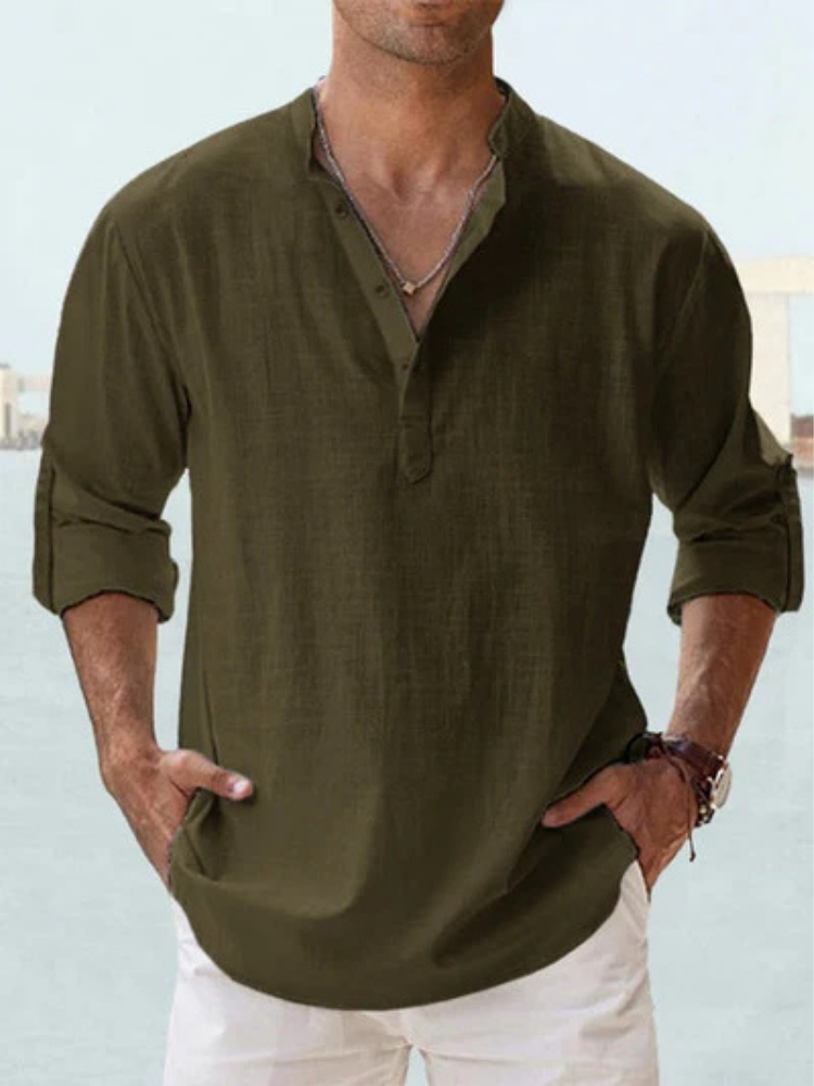 Theo Linen Shirt — Breathable and Elegant