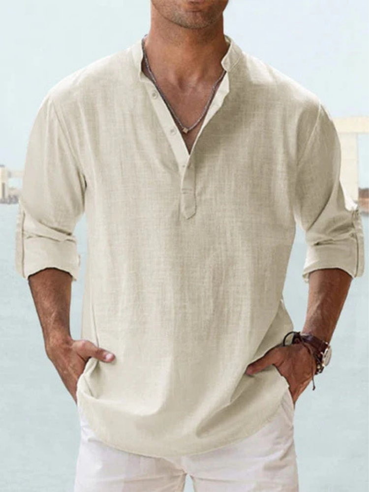 Theo Linen Shirt — Breathable and Elegant