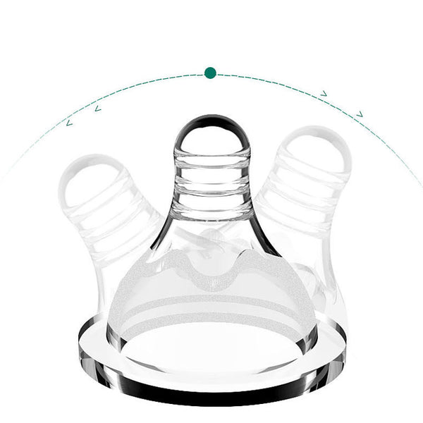 BPA-Free Baby Bottle – Soft Silicone &amp; Ergonomic Handles