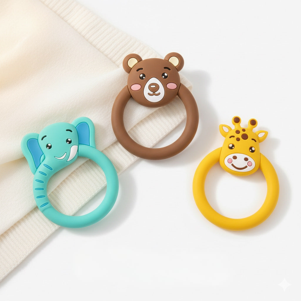 Baby teething ring