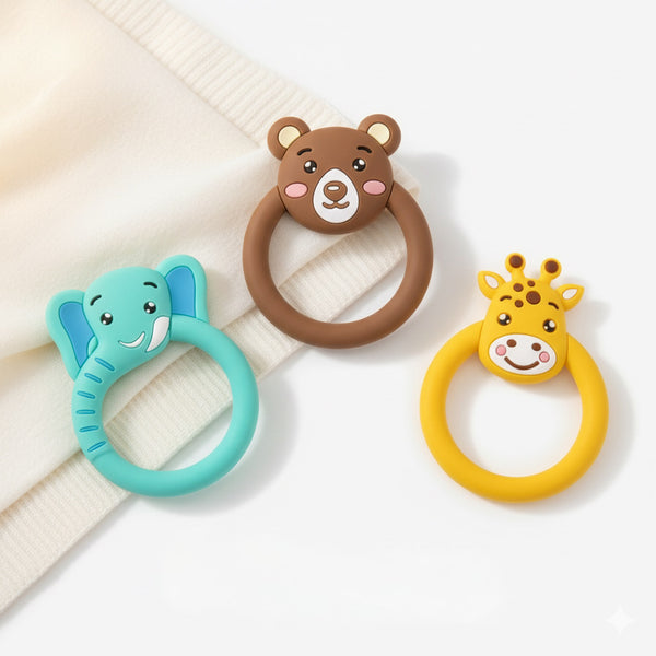 Baby teething ring