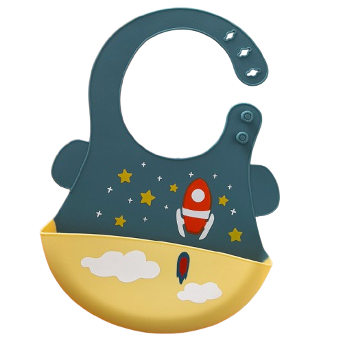 Silicone Baby Bib – With Catcher