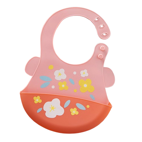 Silicone Baby Bib – With Catcher