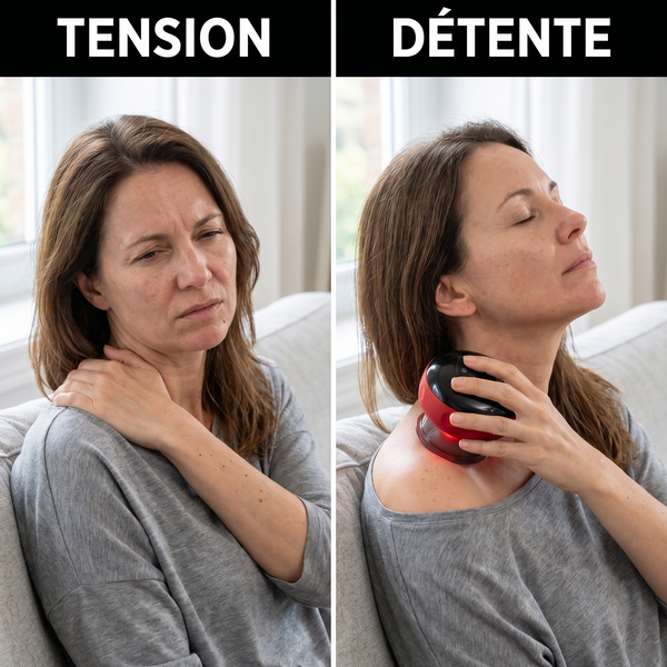 Masseur à Ventouse Chauffant – 3 niveaux d’intensité
