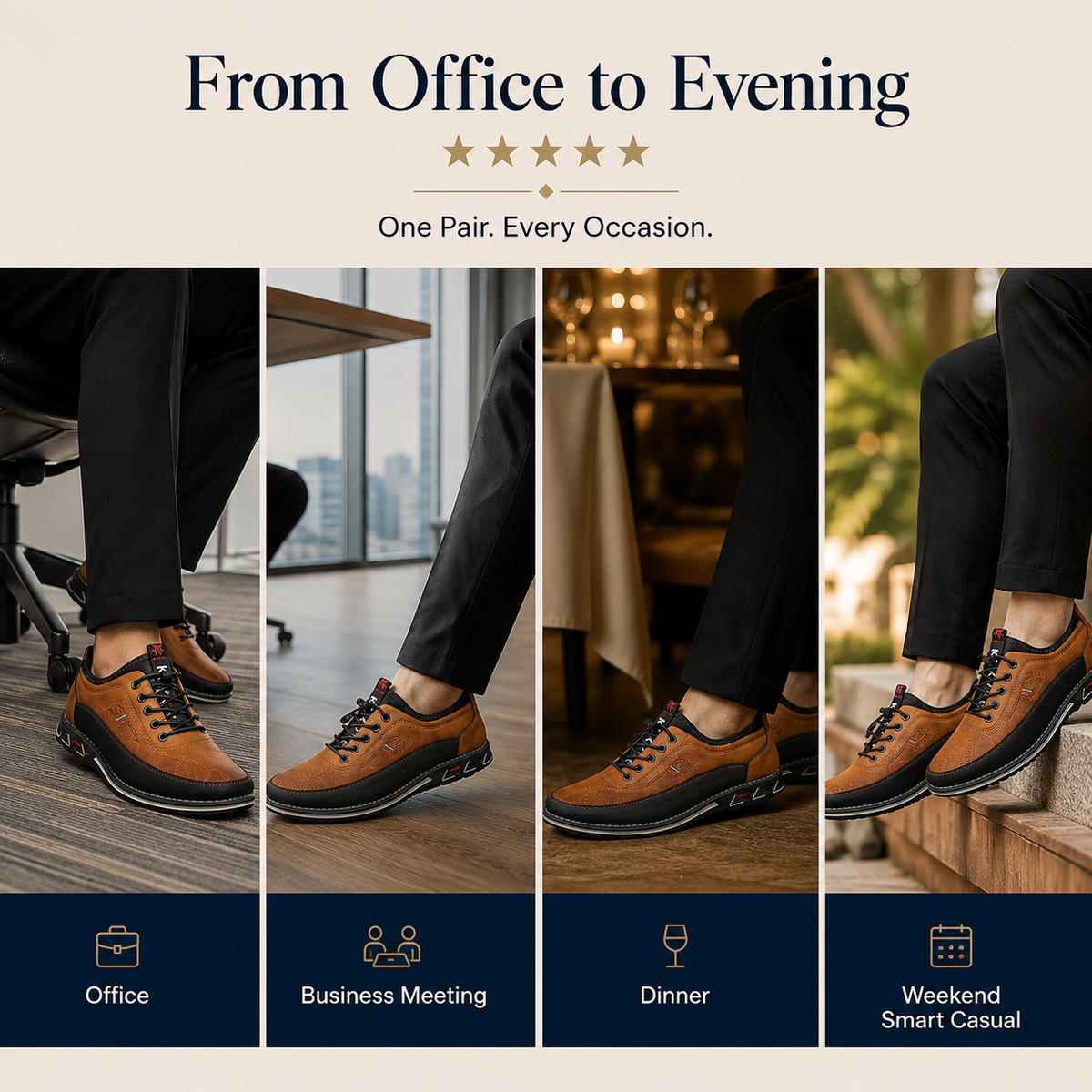 Edmund - Classic Oxford Shoes