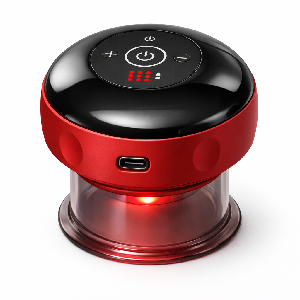 Masseur à Ventouse Chauffant – 3 niveaux d’intensité